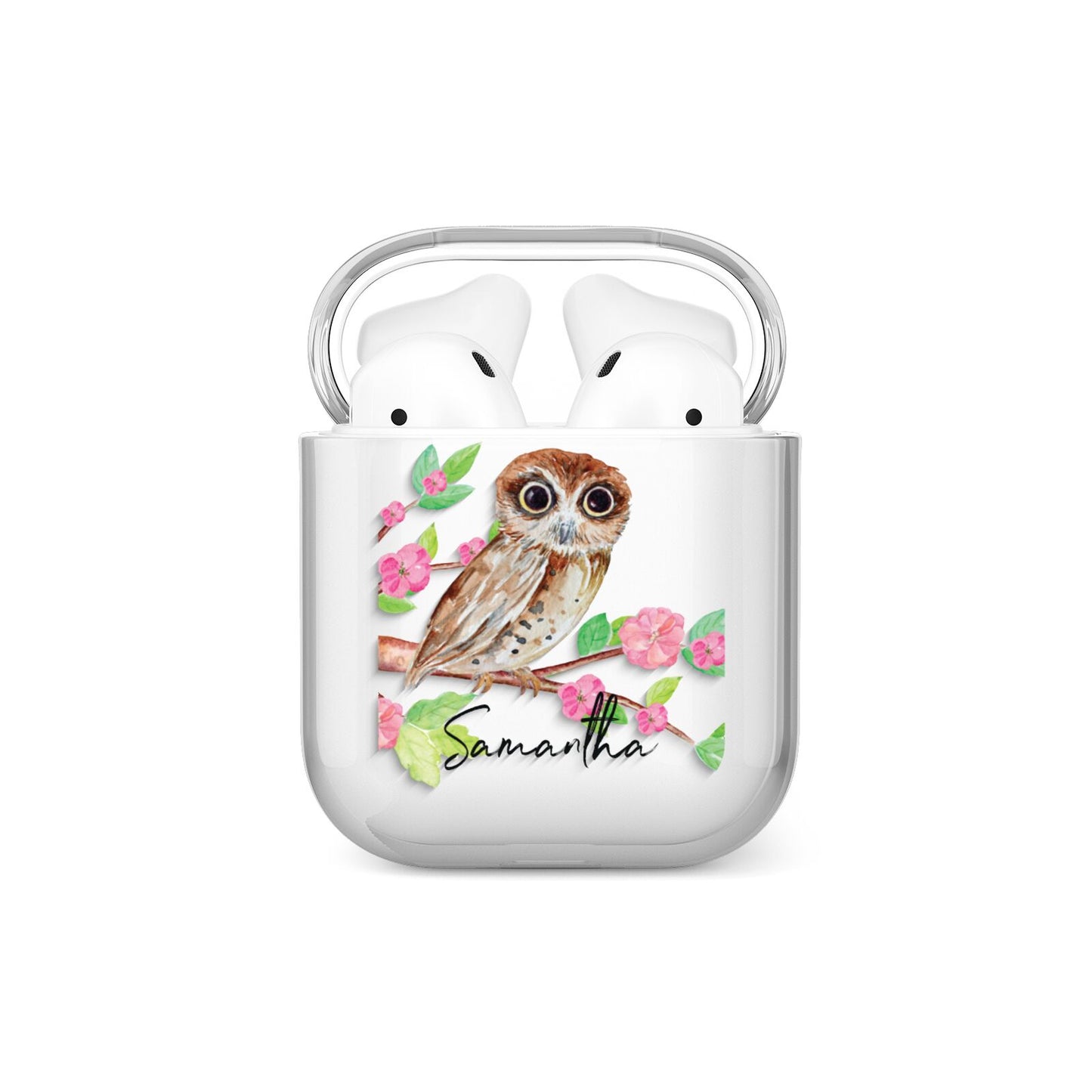 Personalised Owl AirPods Case