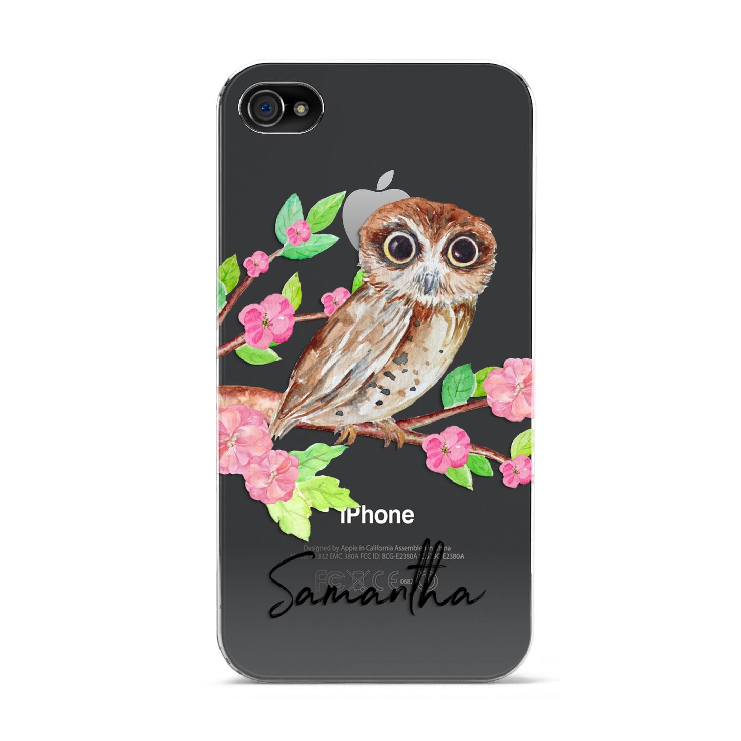 Personalised Owl Apple iPhone 4s Case