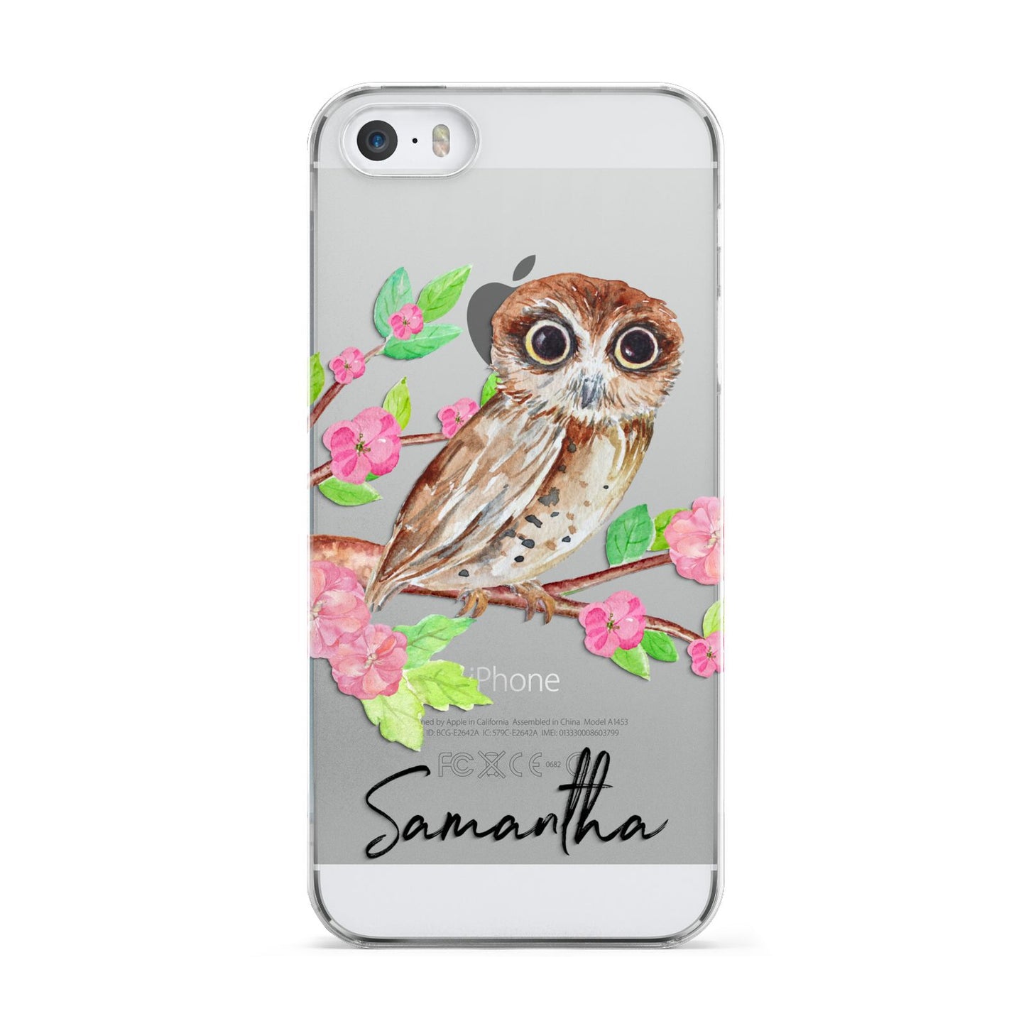 Personalised Owl Apple iPhone 5 Case