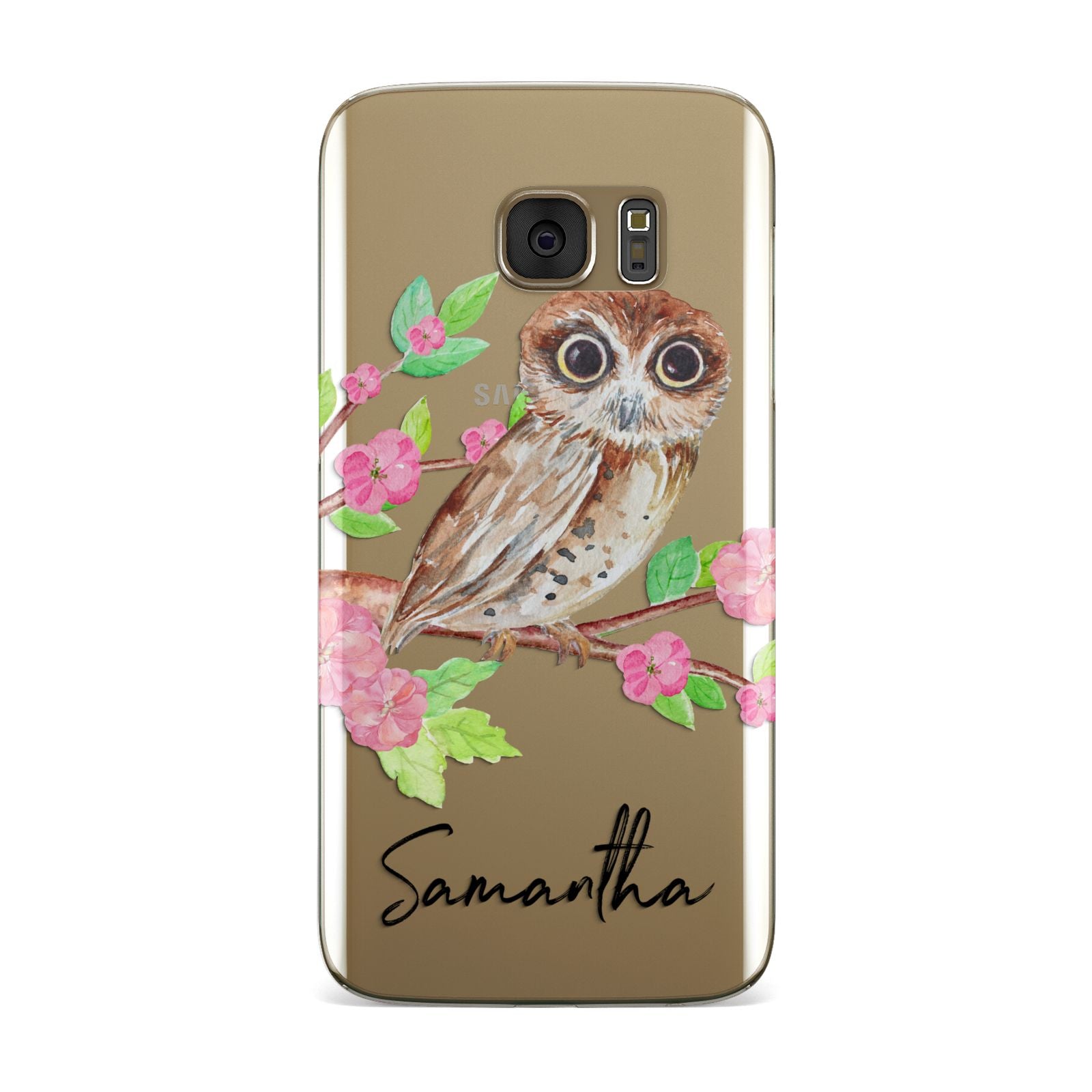 Personalised Owl Samsung Galaxy Case