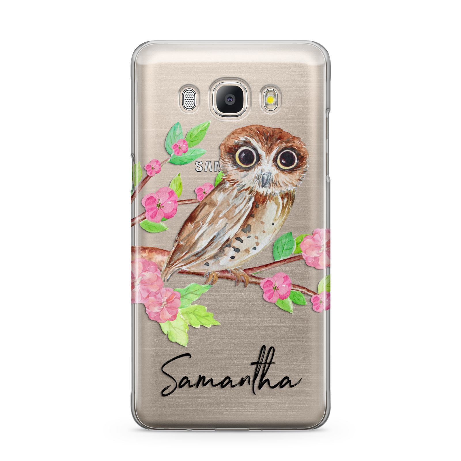 Personalised Owl Samsung Galaxy J5 2016 Case