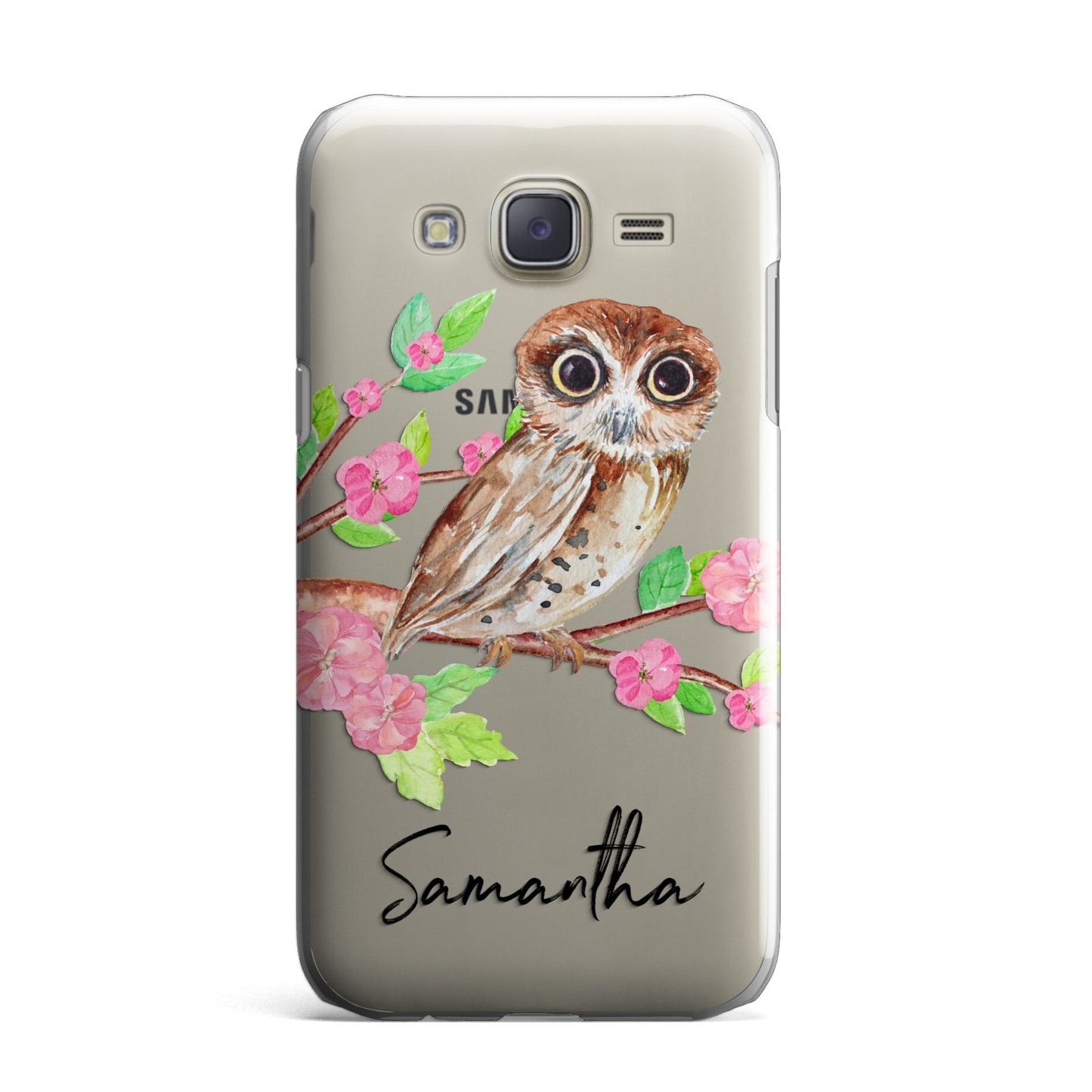 Personalised Owl Samsung Galaxy J7 Case