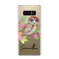 Personalised Owl Samsung Galaxy Note 8 Case