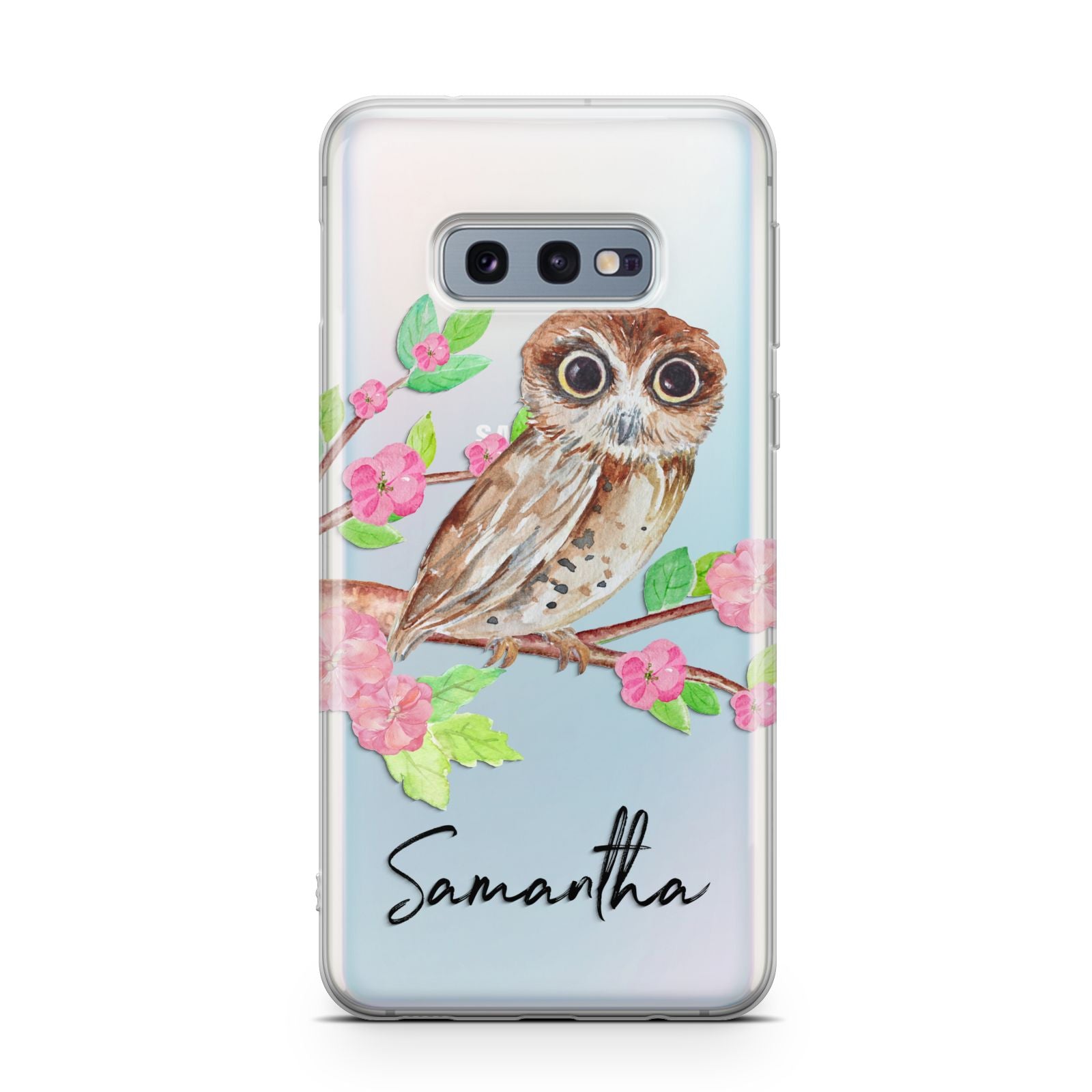 Personalised Owl Samsung Galaxy S10E Case