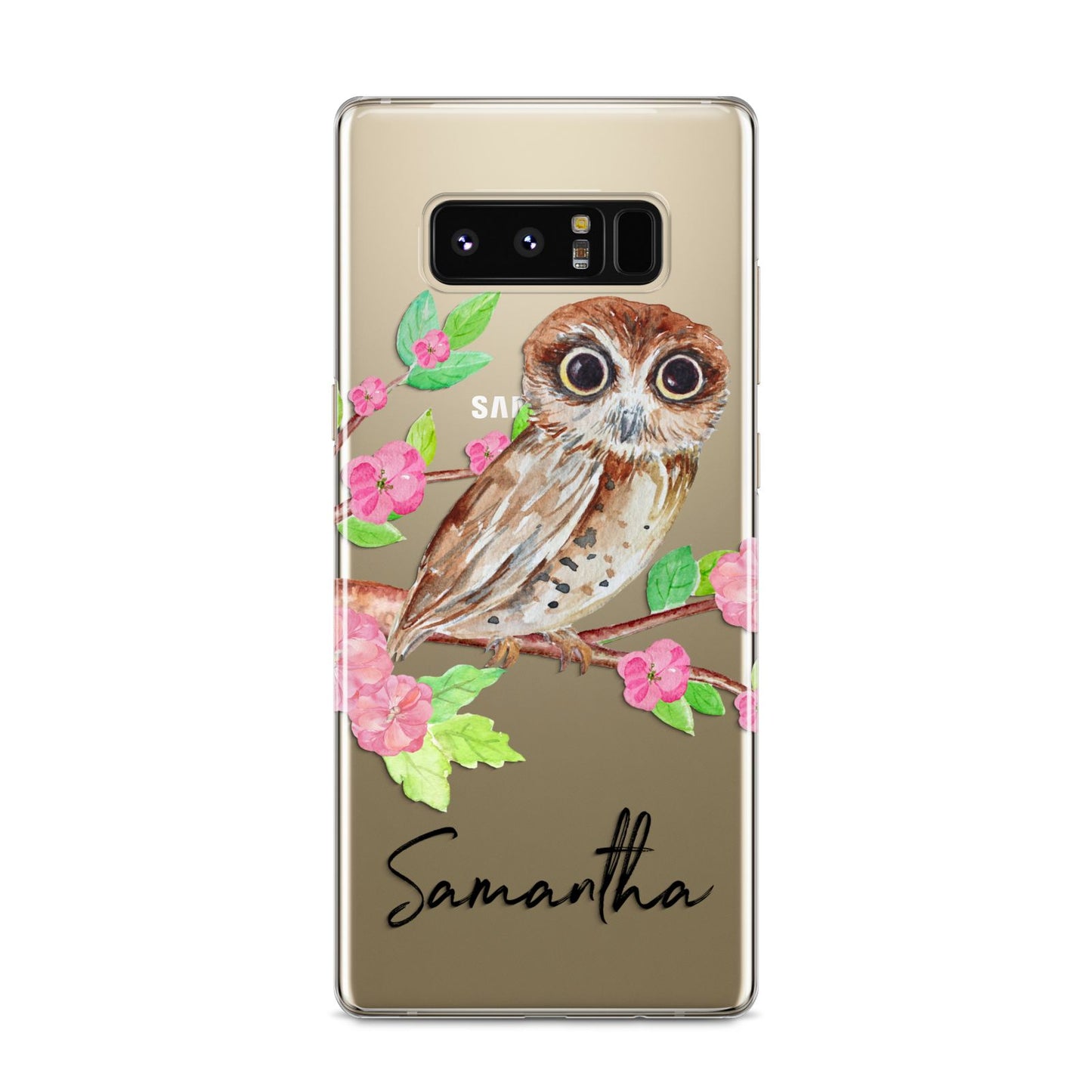 Personalised Owl Samsung Galaxy S8 Case