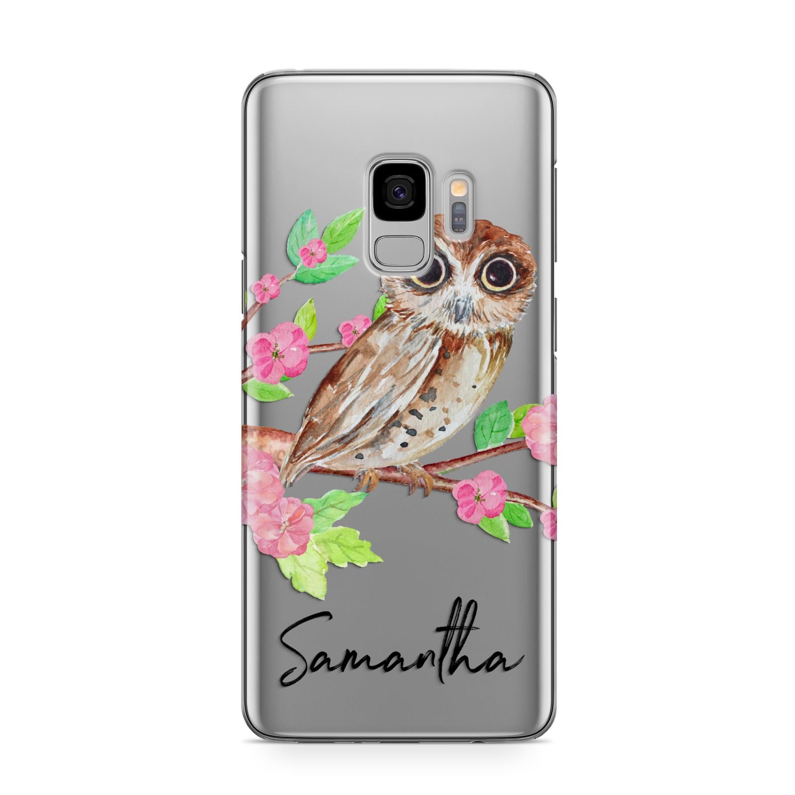 Personalised Owl Samsung Galaxy S9 Case