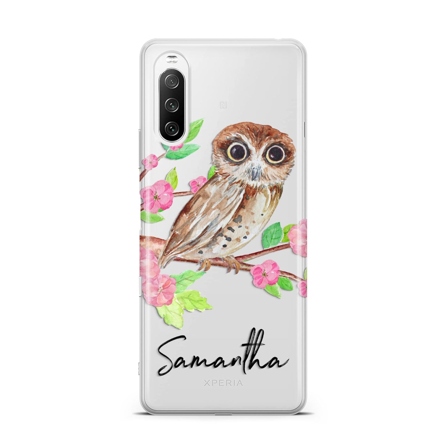 Personalised Owl Sony Xperia 10 III Case