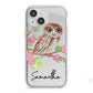 Personalised Owl iPhone 13 Mini TPU Impact Case with White Edges