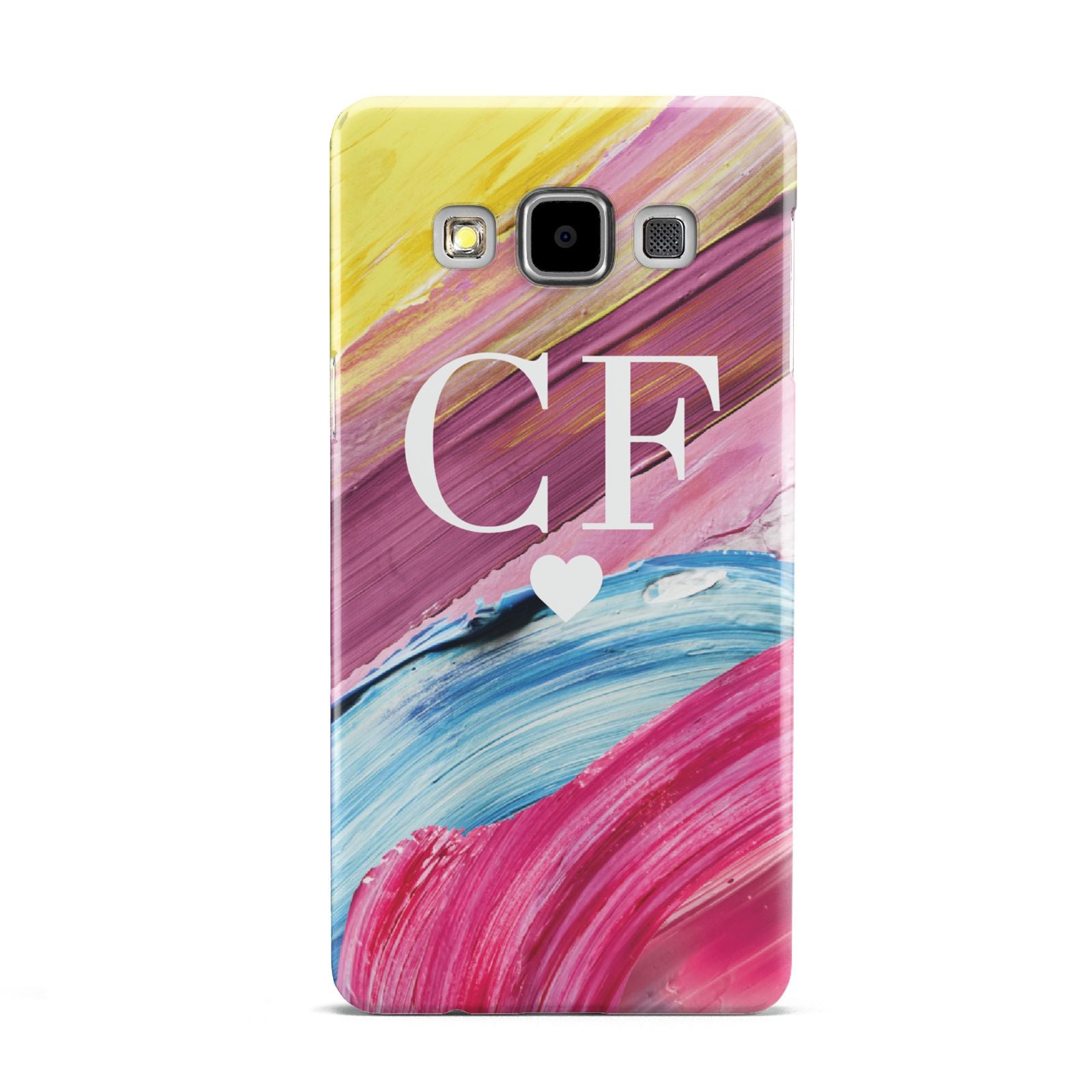 Personalised Paint Brush Initials Samsung Galaxy A5 Case