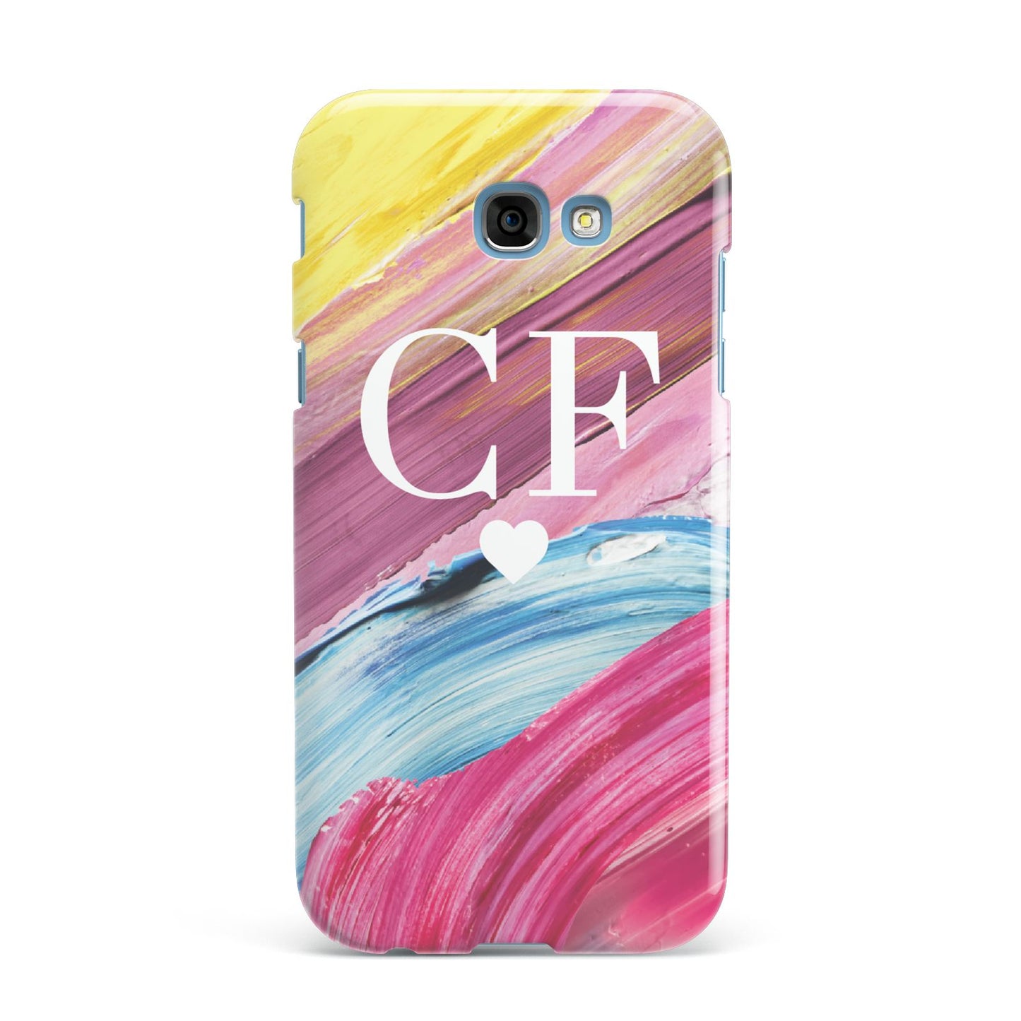 Personalised Paint Brush Initials Samsung Galaxy A7 2017 Case