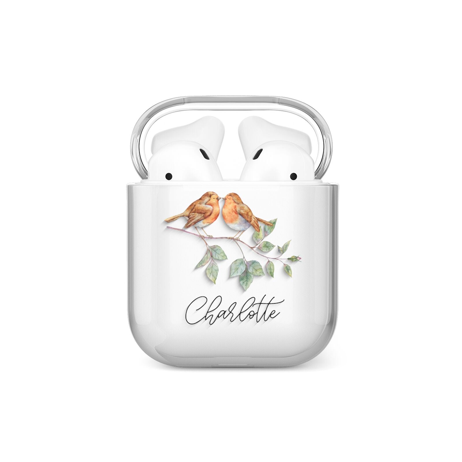 Personalised Pair of Robins AirPods Case