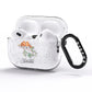 Personalised Pair of Robins AirPods Pro Glitter Case Side Image