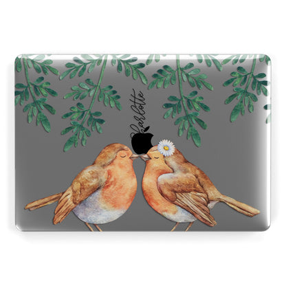 Personalised Pair of Robins Apple MacBook Case