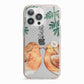Personalised Pair of Robins iPhone 13 Pro TPU Impact Case with Pink Edges