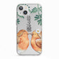 Personalised Pair of Robins iPhone 13 TPU Impact Case with White Edges