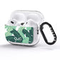 Personalised Palm Banana Leaf AirPods Pro Glitter Case Side Image