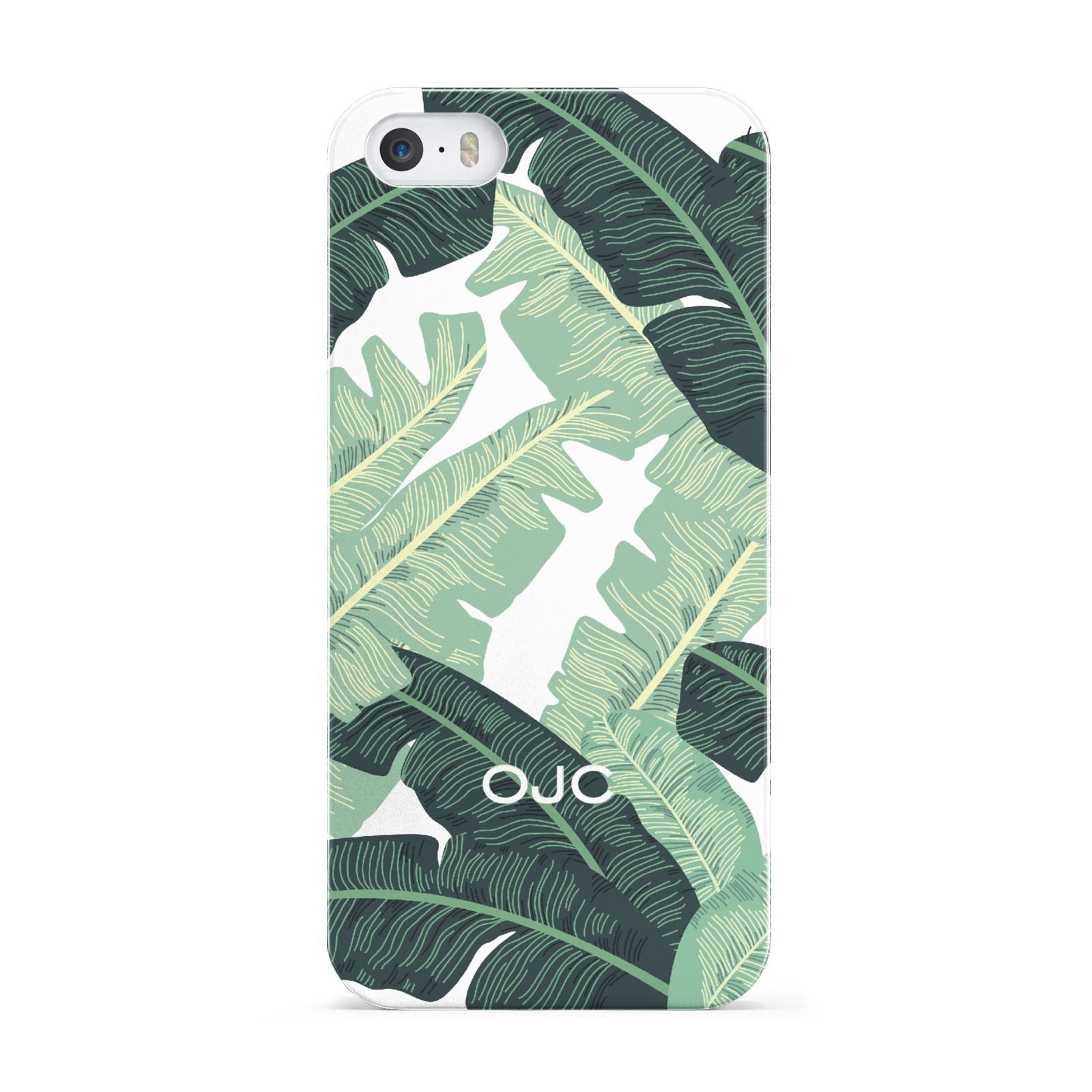 Personalised Palm Banana Leaf Apple iPhone 5 Case
