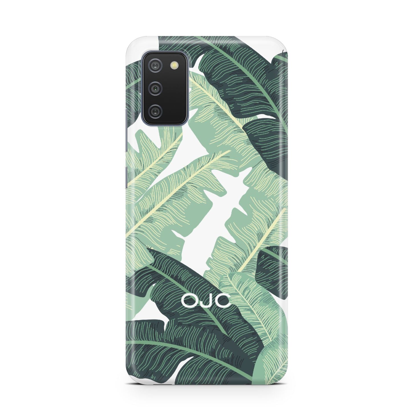 Personalised Palm Banana Leaf Samsung A02s Case