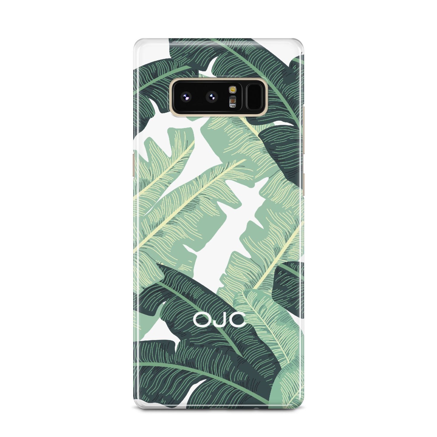 Personalised Palm Banana Leaf Samsung Galaxy Note 8 Case
