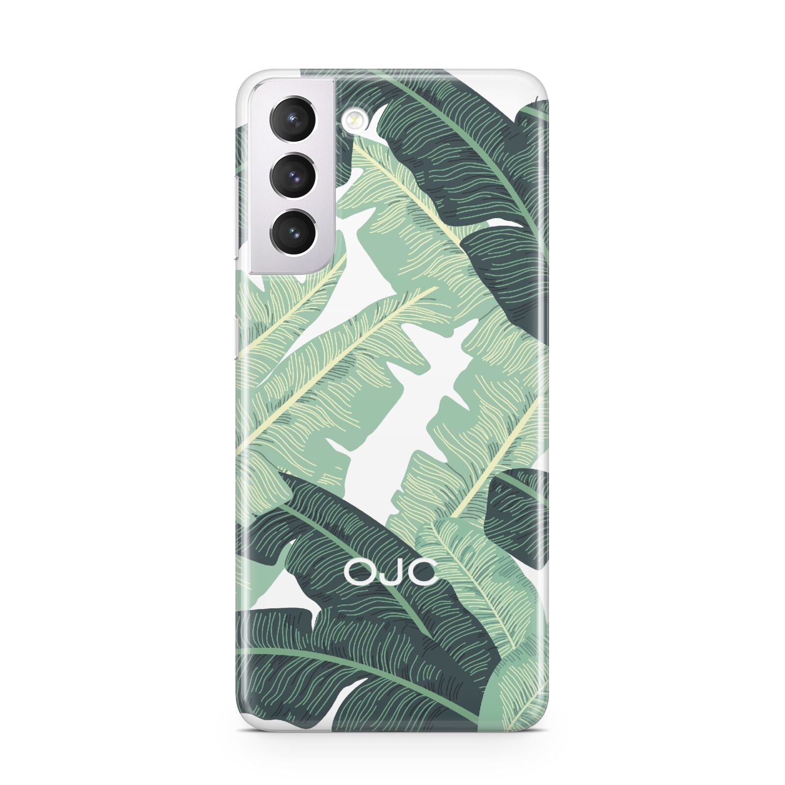 Personalised Palm Banana Leaf Samsung S21 Case