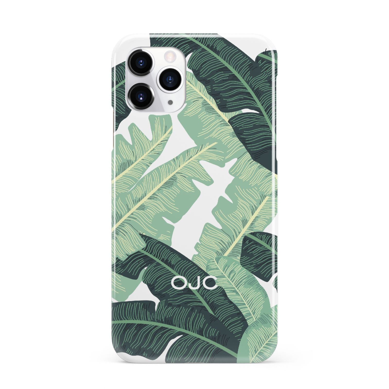 Personalised Palm Banana Leaf iPhone 11 Pro 3D Snap Case
