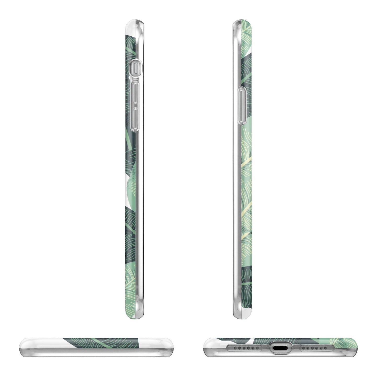 Personalised Palm Banana Leaf iPhone 11 Pro 3D Tough Case Angle Images