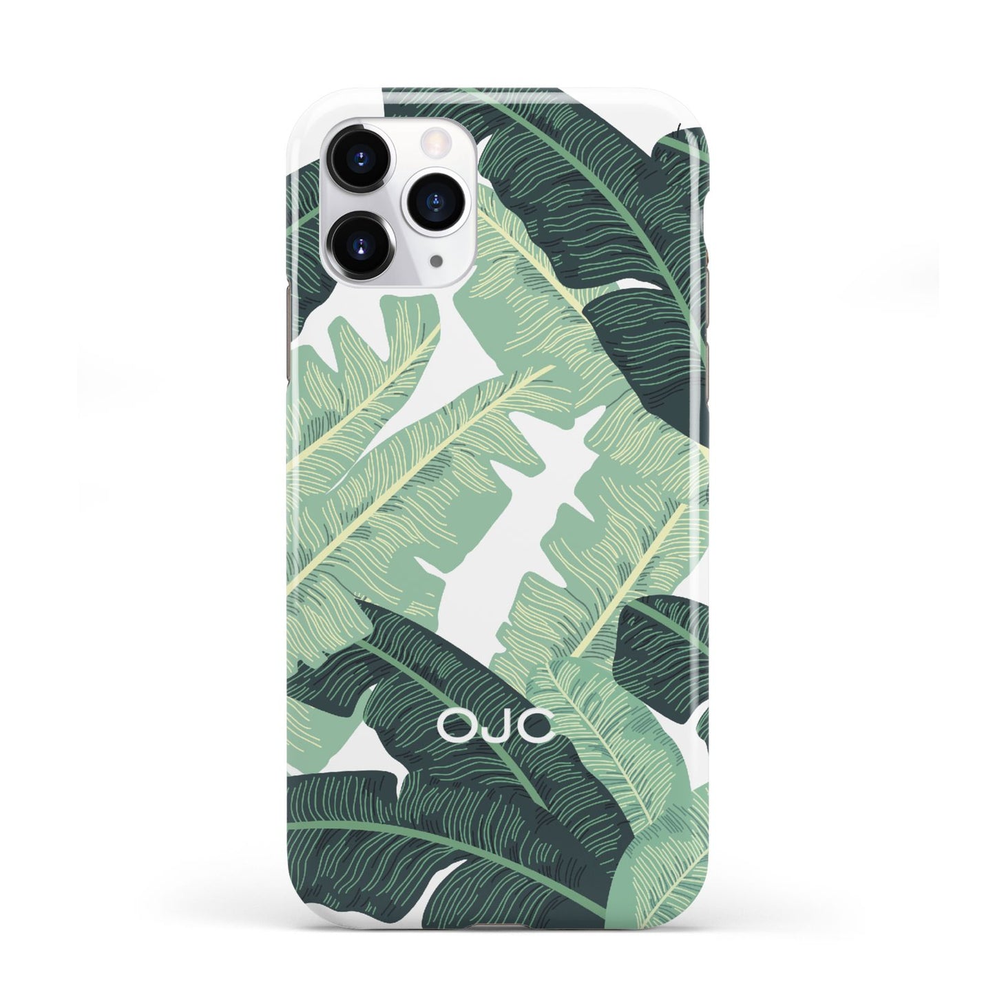 Personalised Palm Banana Leaf iPhone 11 Pro 3D Tough Case