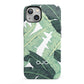 Personalised Palm Banana Leaf iPhone 13 Full Wrap 3D Tough Case