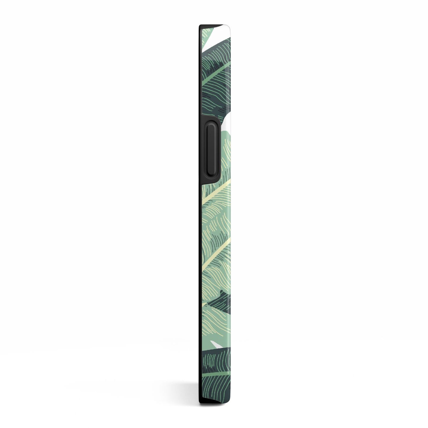 Personalised Palm Banana Leaf iPhone 13 Mini Side Image 3D Tough Case