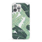 Personalised Palm Banana Leaf iPhone 13 Pro Max Clear Bumper Case
