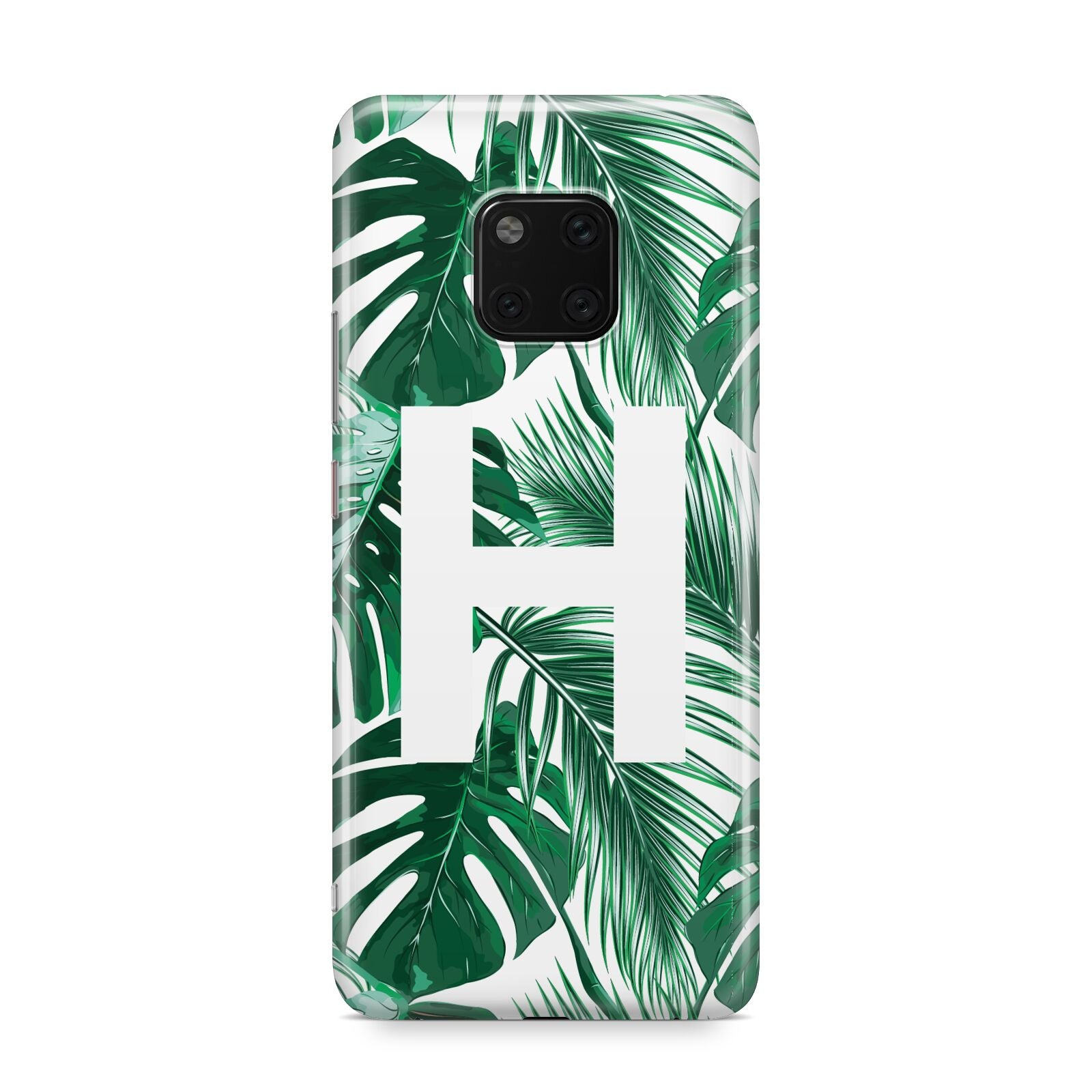 Personalised Palm Monstera Leaf Tropical Print Huawei Mate 20 Pro Phone Case