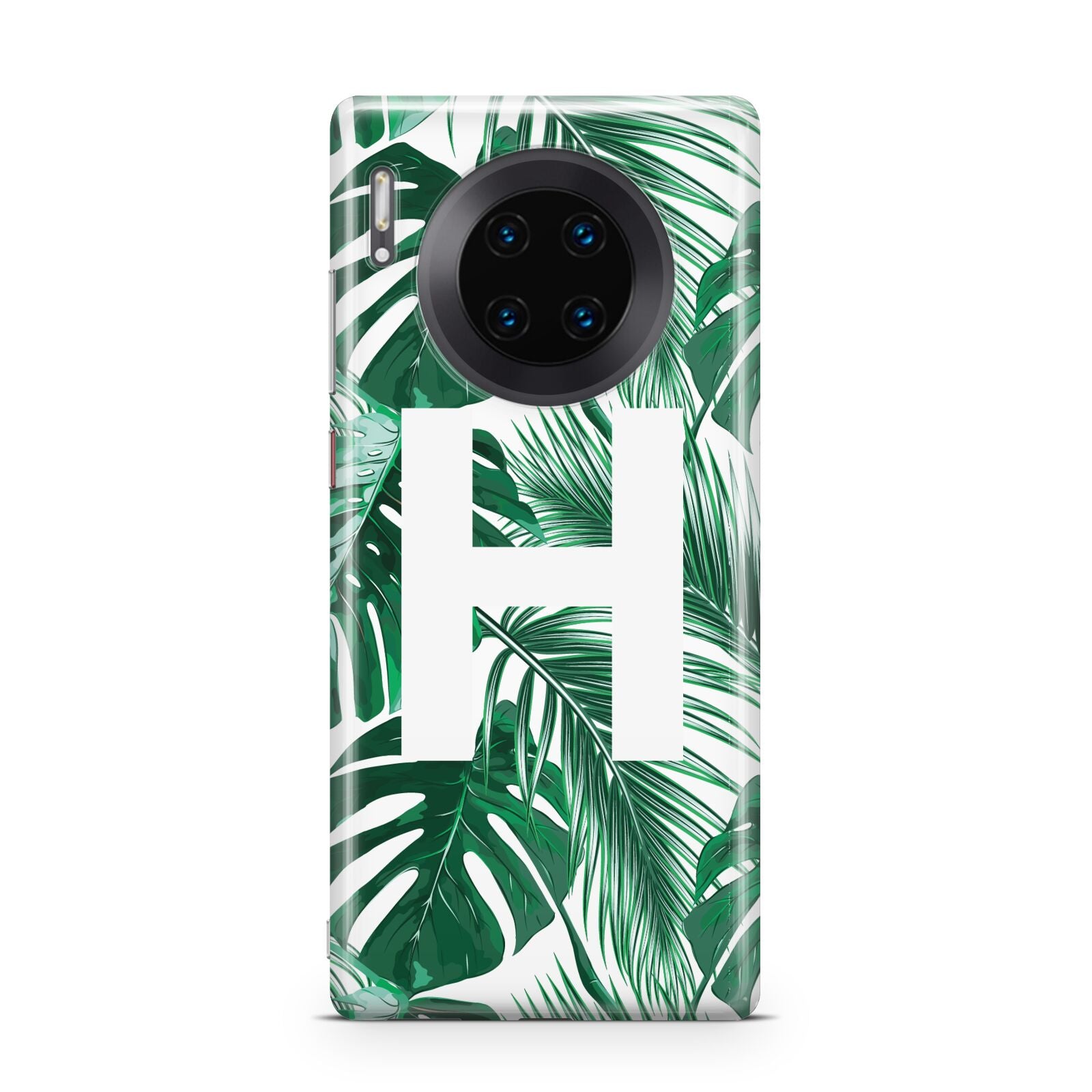 Personalised Palm Monstera Leaf Tropical Print Huawei Mate 30 Pro Phone Case
