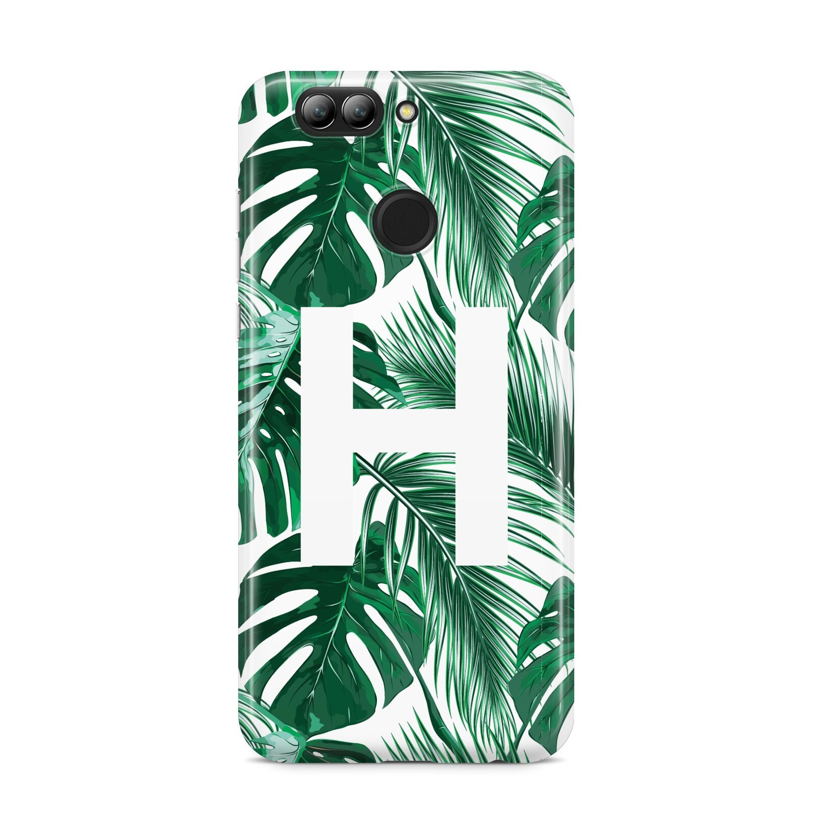 Personalised Palm Monstera Leaf Tropical Print Huawei Nova 2s Phone Case