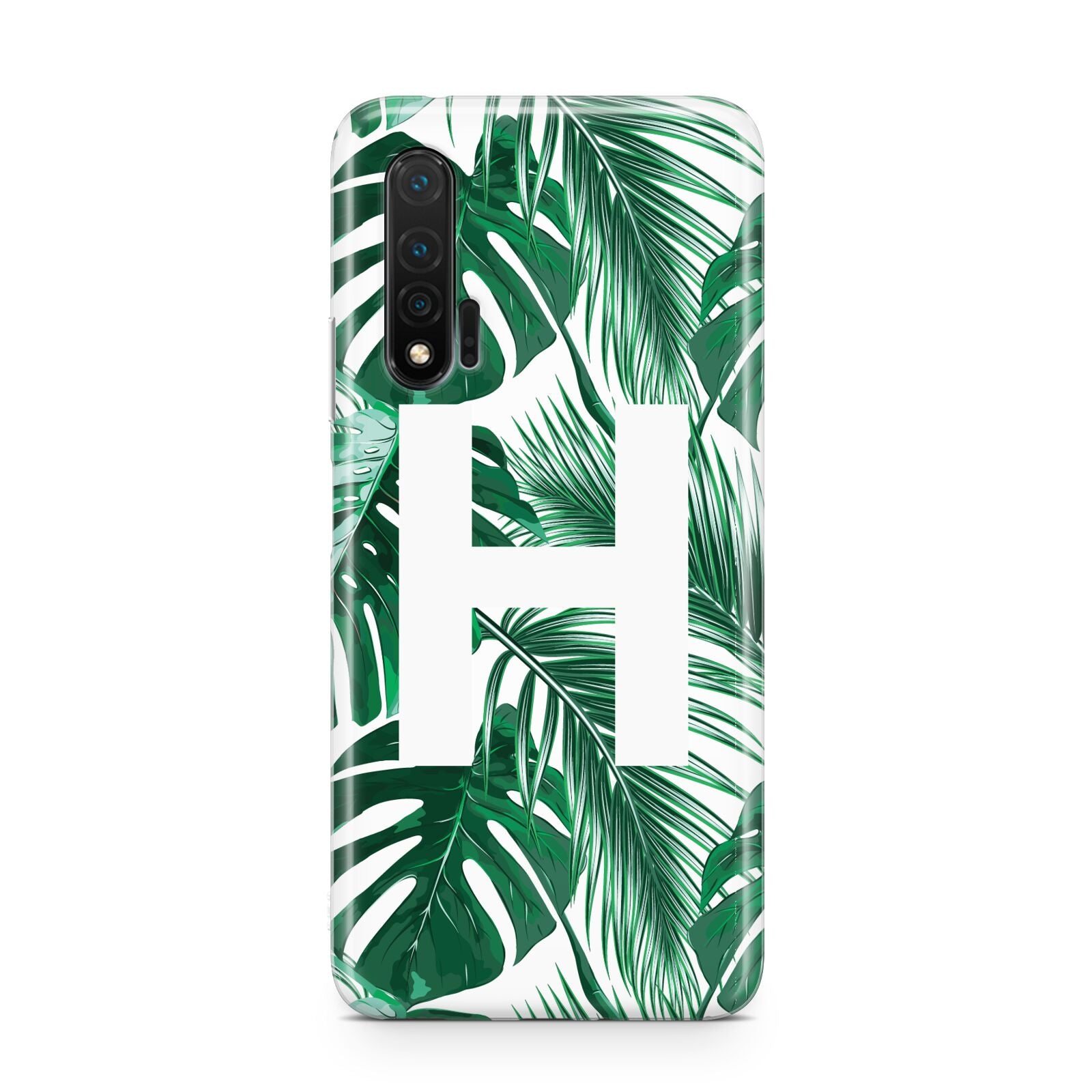 Personalised Palm Monstera Leaf Tropical Print Huawei Nova 6 Phone Case