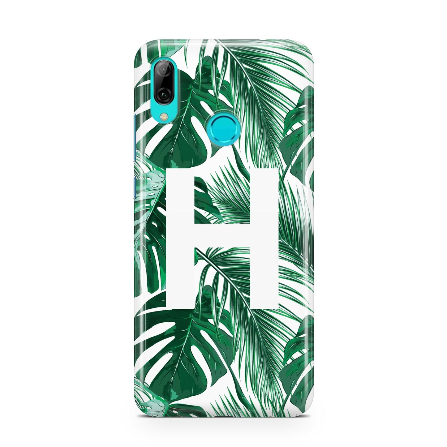 Personalised Palm Monstera Leaf Tropical Print Huawei P Smart 2019 Case