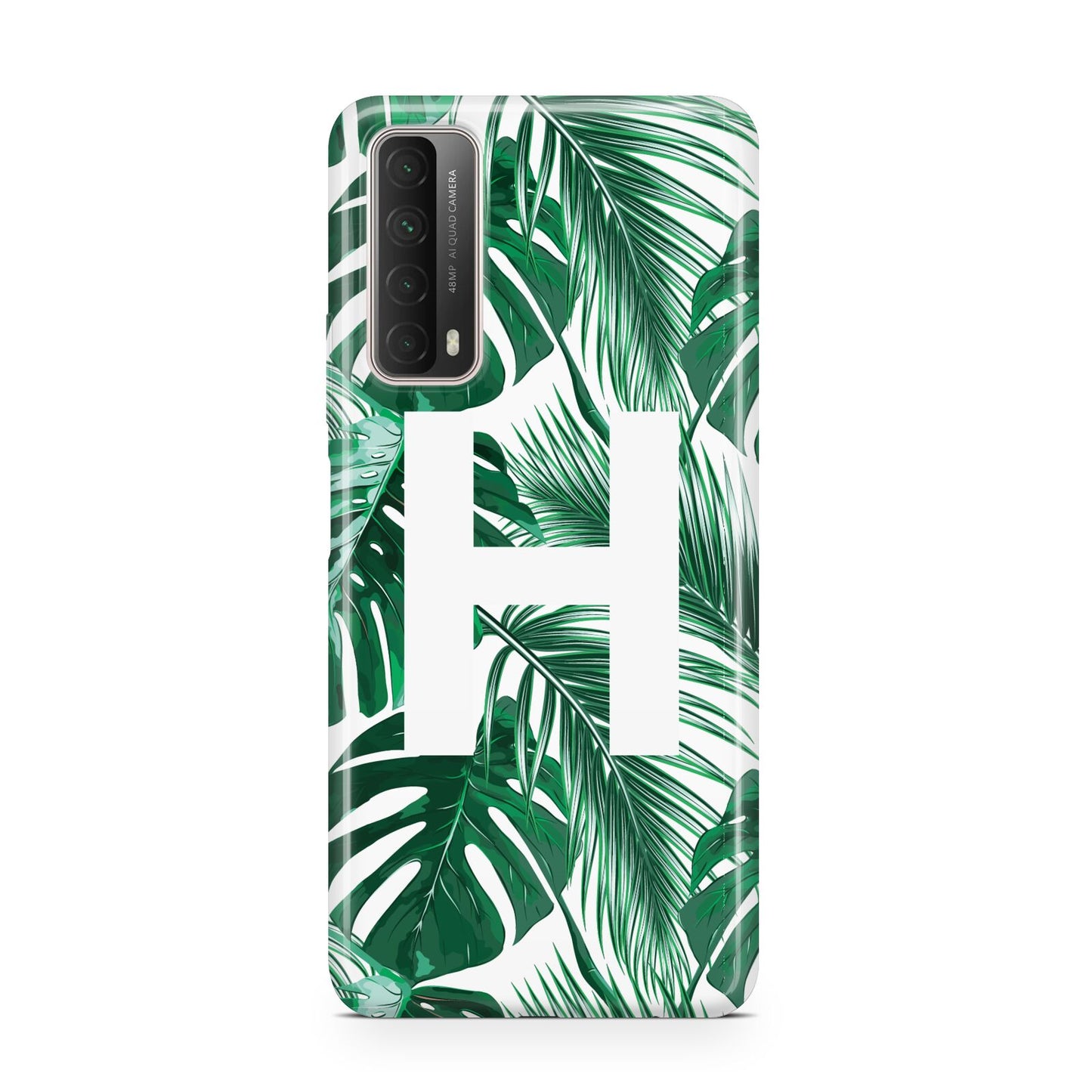 Personalised Palm Monstera Leaf Tropical Print Huawei P Smart 2021