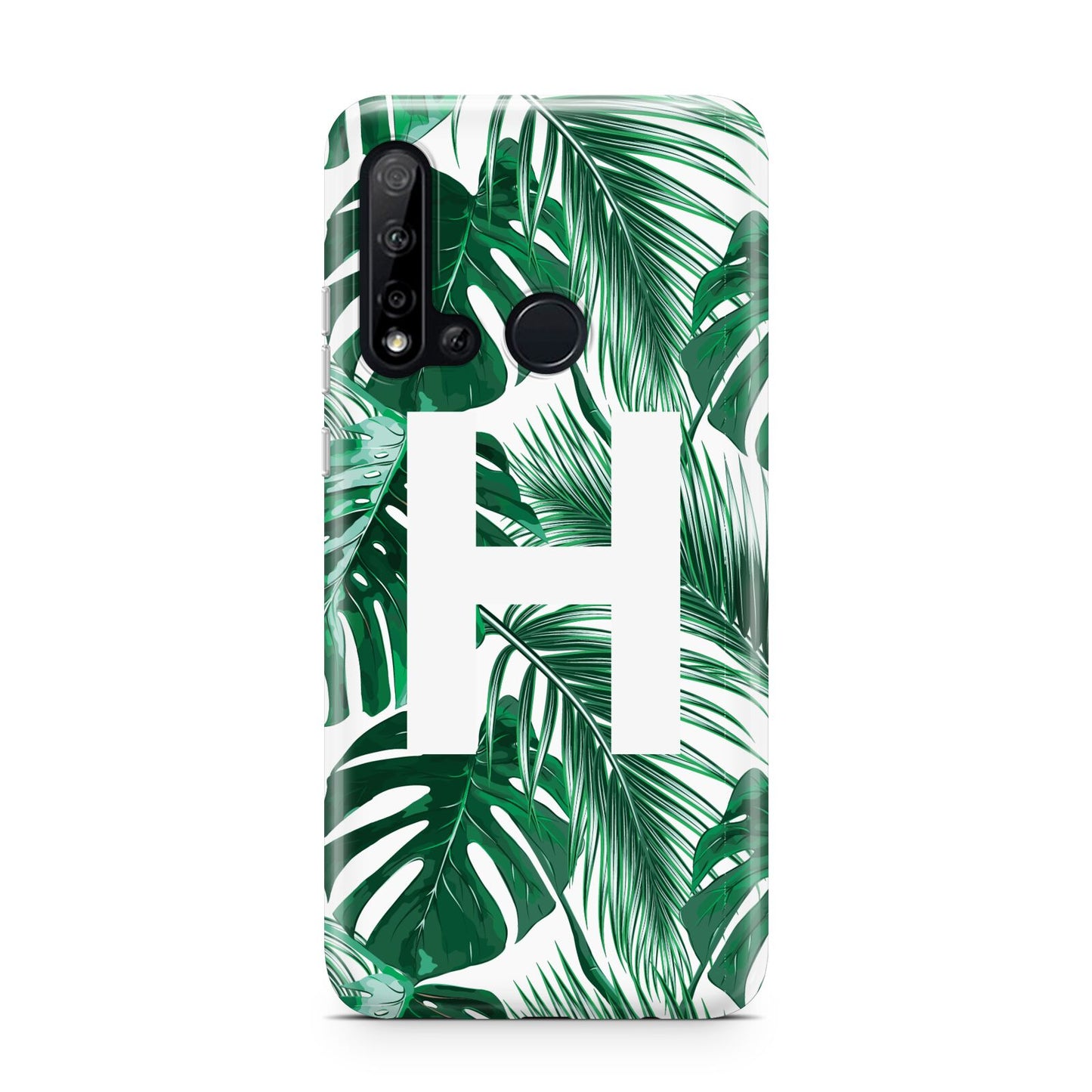 Personalised Palm Monstera Leaf Tropical Print Huawei P20 Lite 5G Phone Case