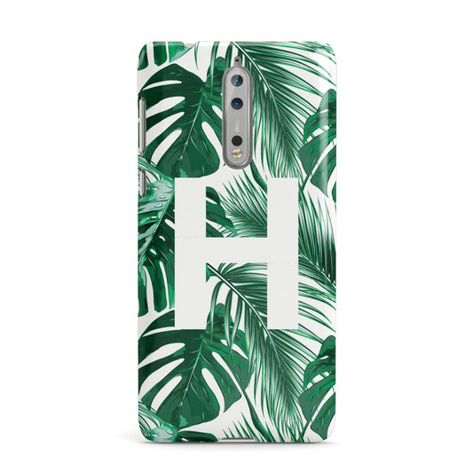 Personalised Palm Monstera Leaf Tropical Print Nokia Case