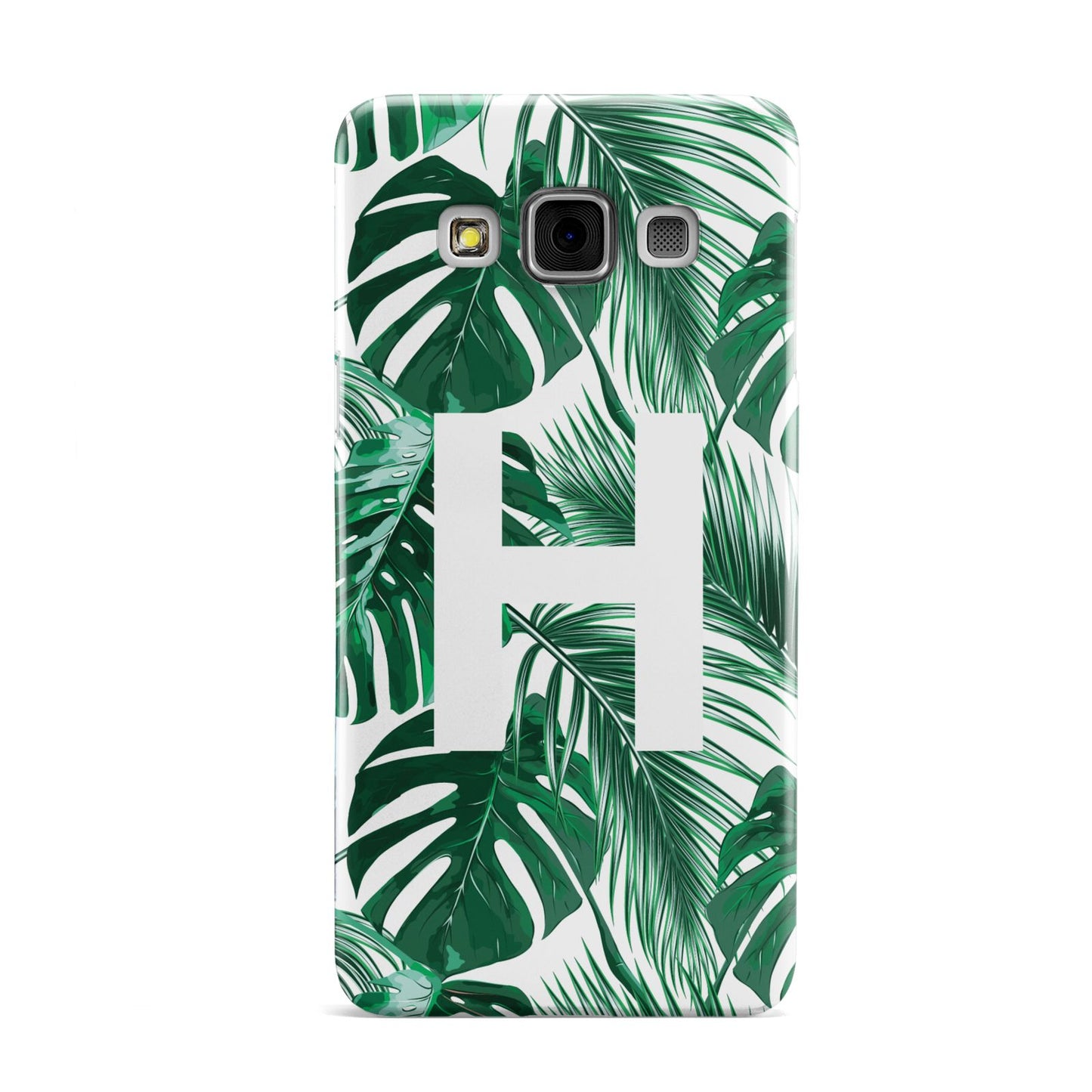 Personalised Palm Monstera Leaf Tropical Print Samsung Galaxy A3 Case