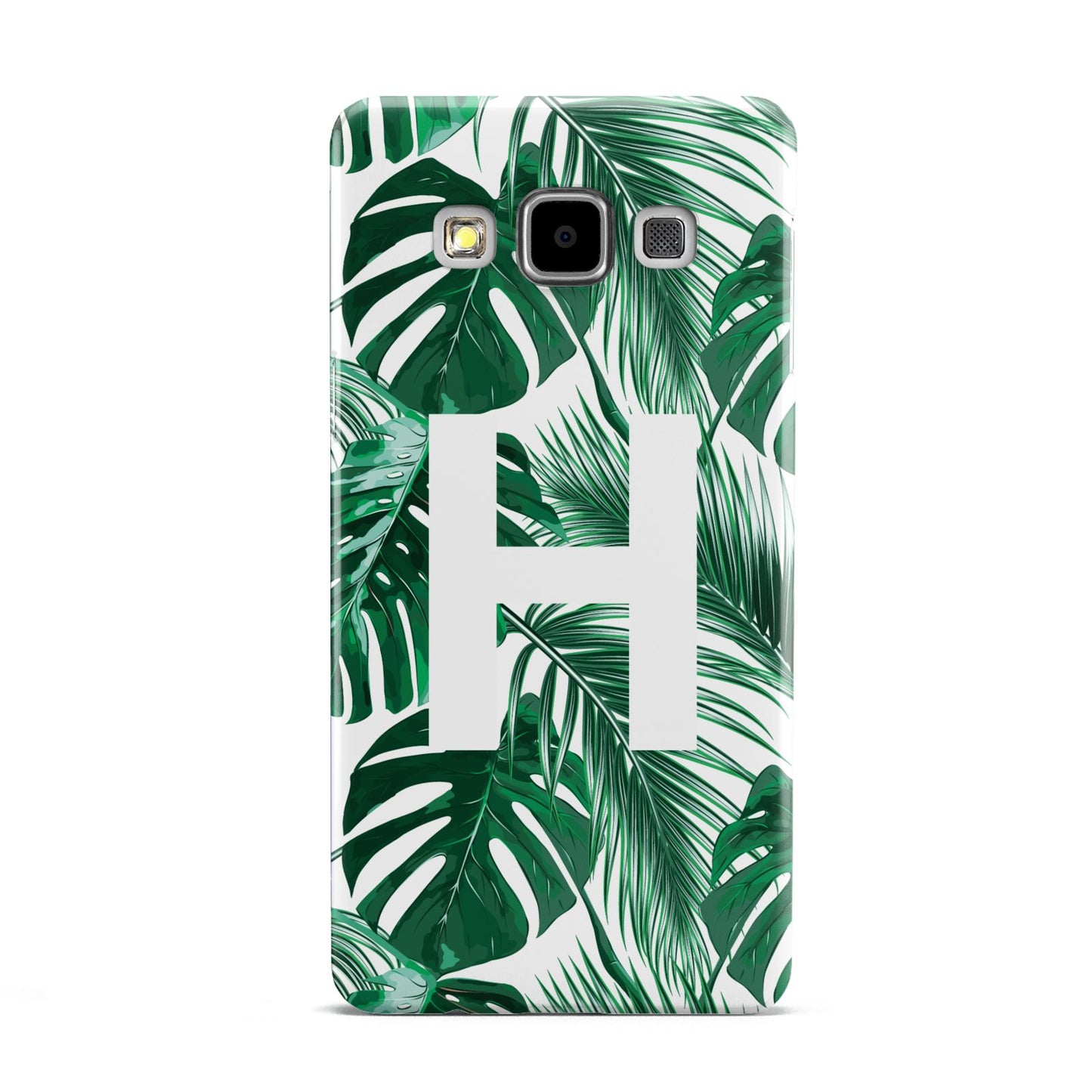 Personalised Palm Monstera Leaf Tropical Print Samsung Galaxy A5 Case