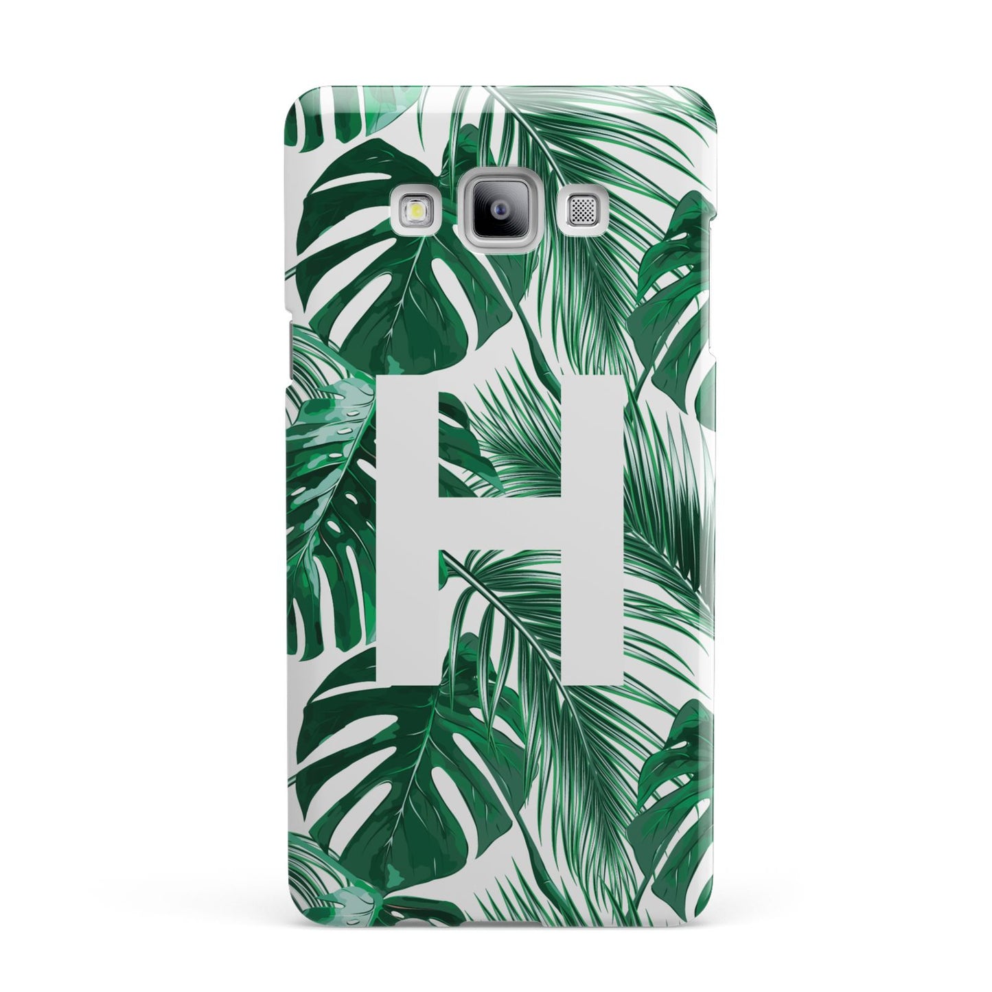 Personalised Palm Monstera Leaf Tropical Print Samsung Galaxy A7 2015 Case