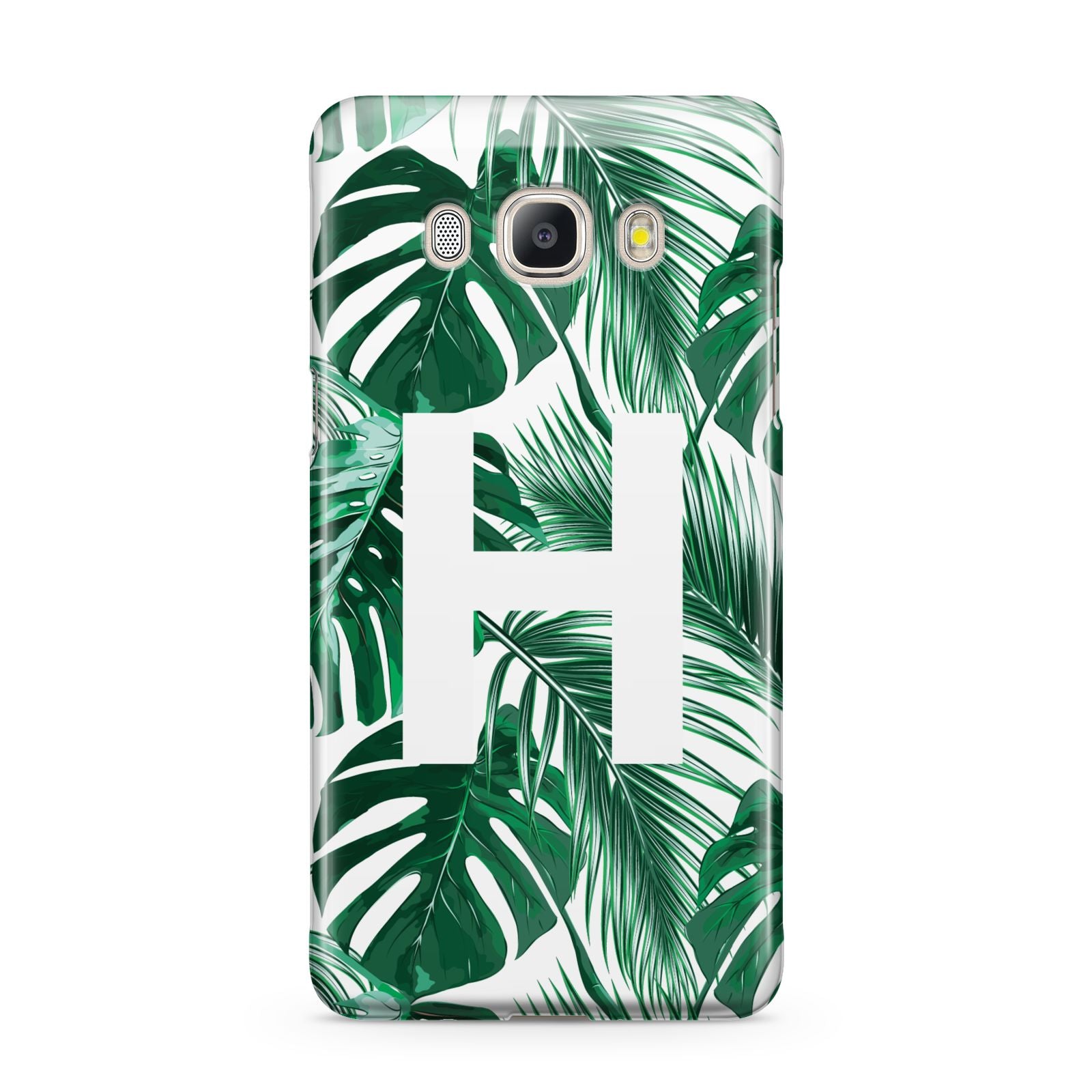 Personalised Palm Monstera Leaf Tropical Print Samsung Galaxy J5 2016 Case