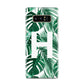 Personalised Palm Monstera Leaf Tropical Print Samsung Galaxy S8 Case