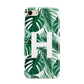 Personalised Palm Monstera Leaf Tropical Print iPhone 8 3D Tough Case on Gold Phone