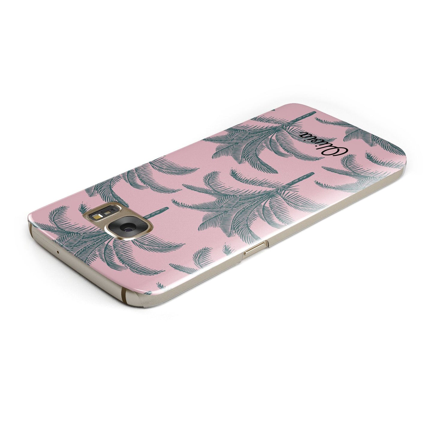 Personalised Palm Samsung Galaxy Case Top Cutout