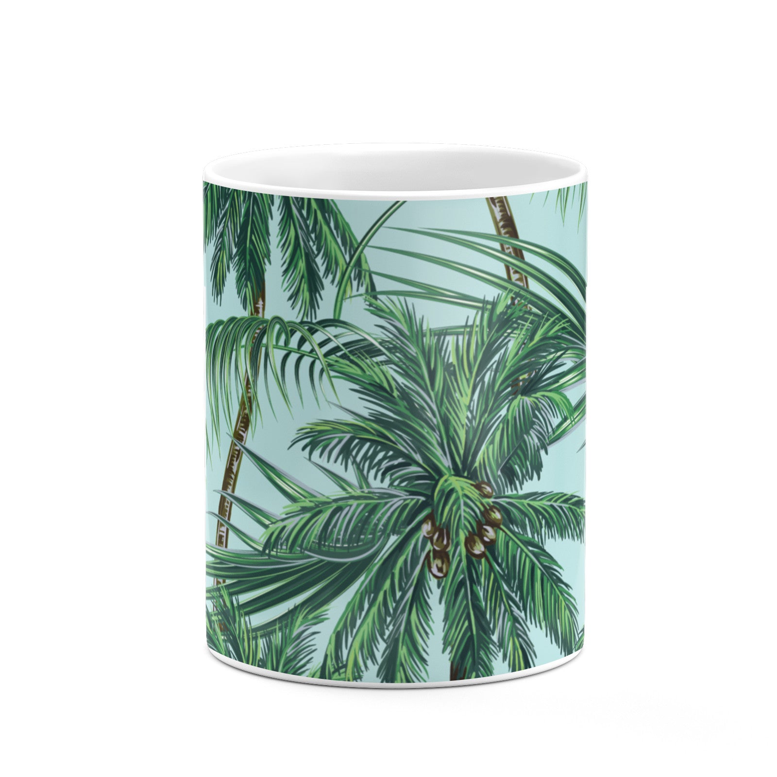 Personalised Palm Tree Tropical 10oz Mug Alternative Image 7