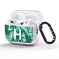 Personalised Palm Tree Tropical AirPods Pro Glitter Case Side Image
