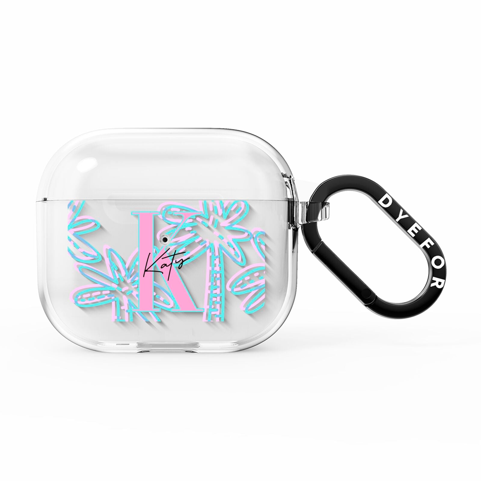 Personalised Palms AirPods Clear Case 3rd Gen