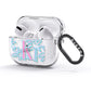 Personalised Palms AirPods Glitter Case 3rd Gen Side Image