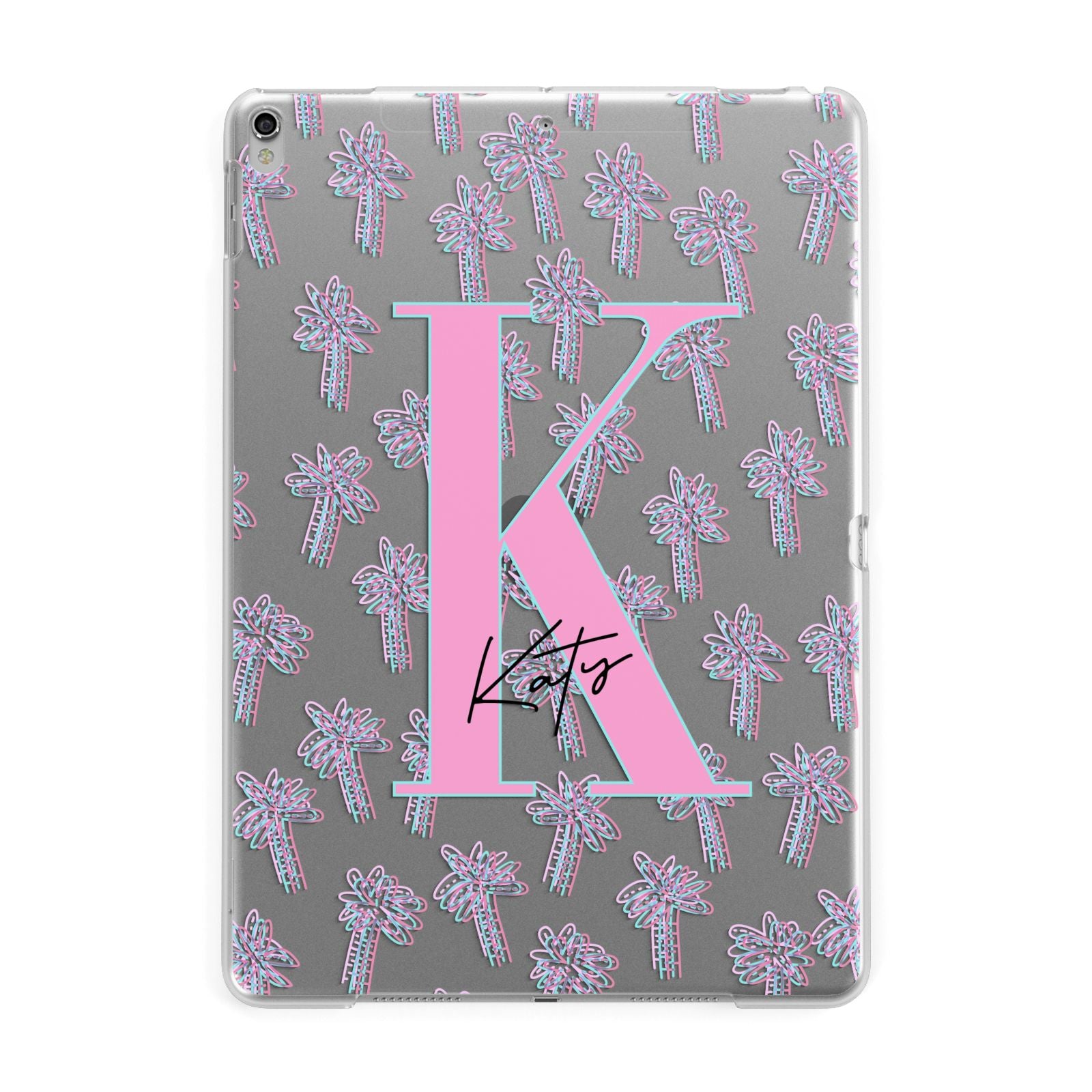 Personalised Palms Apple iPad Silver Case
